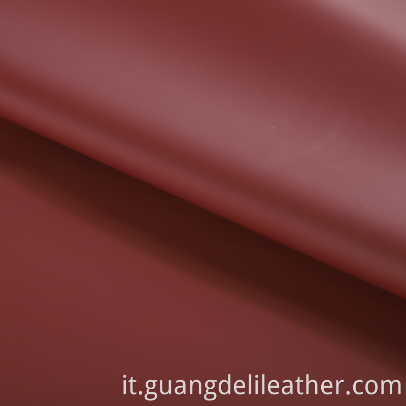 Soft Hand Feeling Pvc Synthetic Leather
